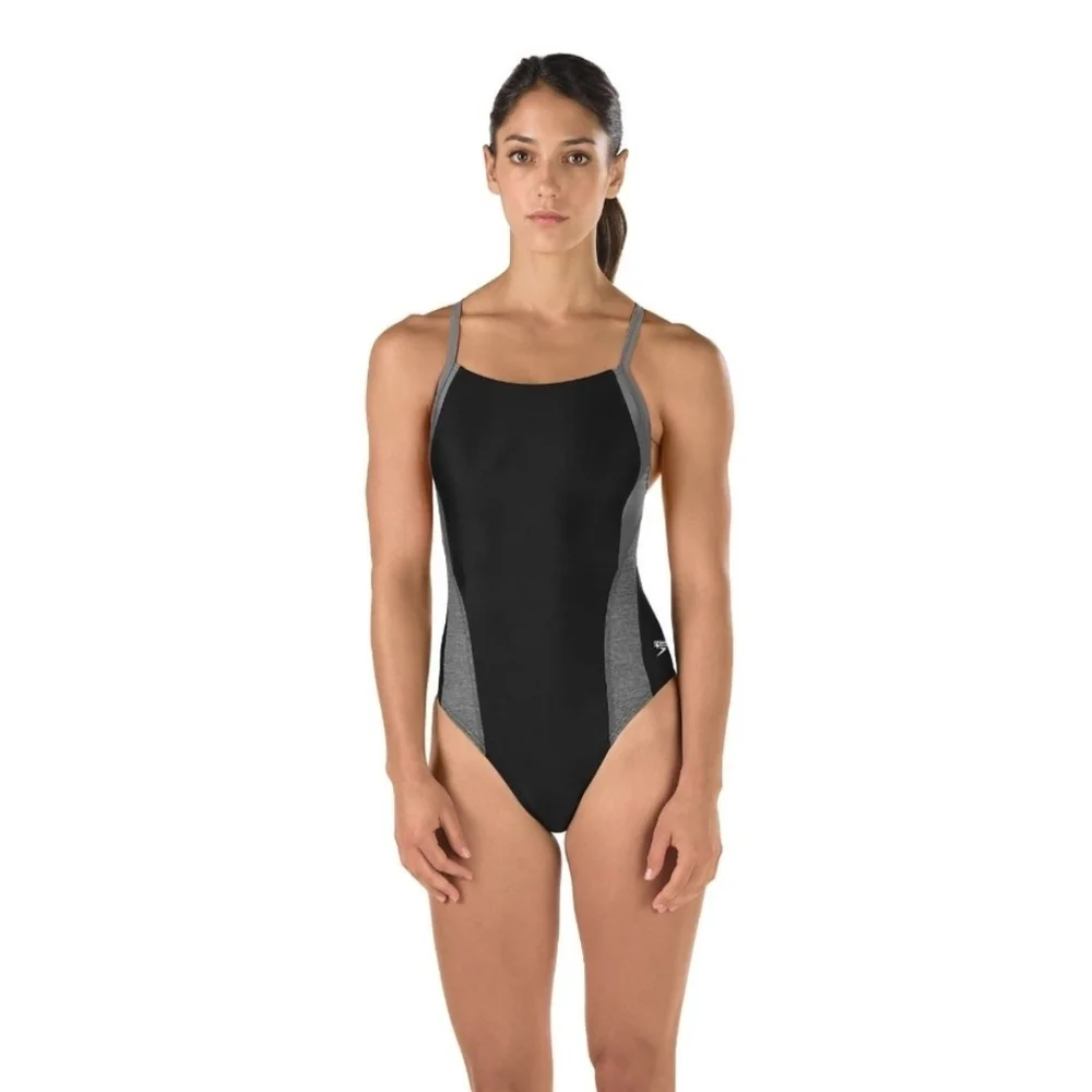 Speedo Pro LT Women's Swimsuit Size 10/36 Black Size M